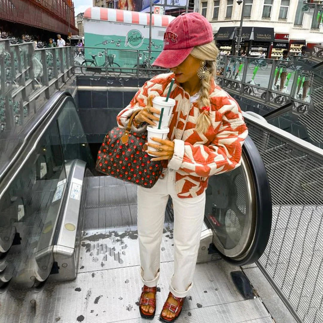 Stylish Spring Jacket - Celeste