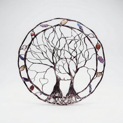 Rond Wanddecoratiestuk Met Boomstructuur - Rootcircle