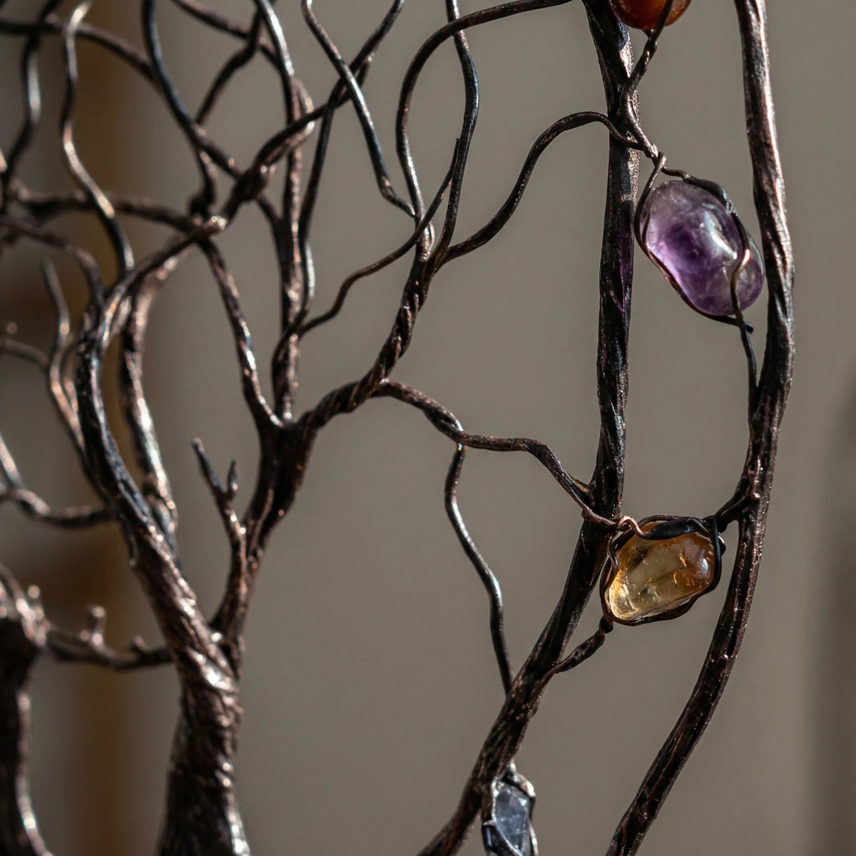 Rond Wanddecoratiestuk Met Boomstructuur - Rootcircle