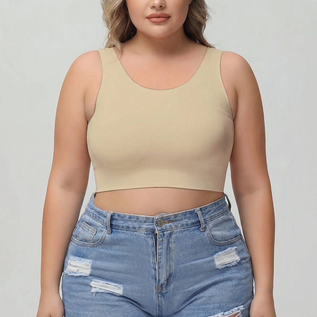 Wire-Free Plus-Size Shaping Bra - Juana