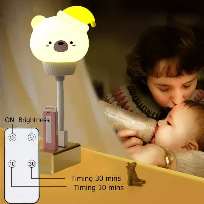 Nightlight with Timer Function - CuddleLight-Cat-Nora Luxe